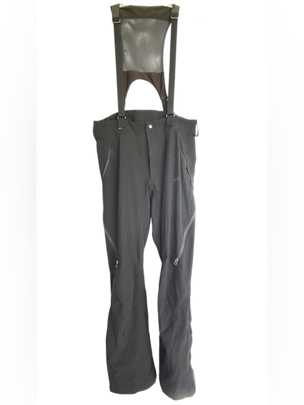 Marmot MENS large ski overalls pants snowboard black outdoors zip weatherproof